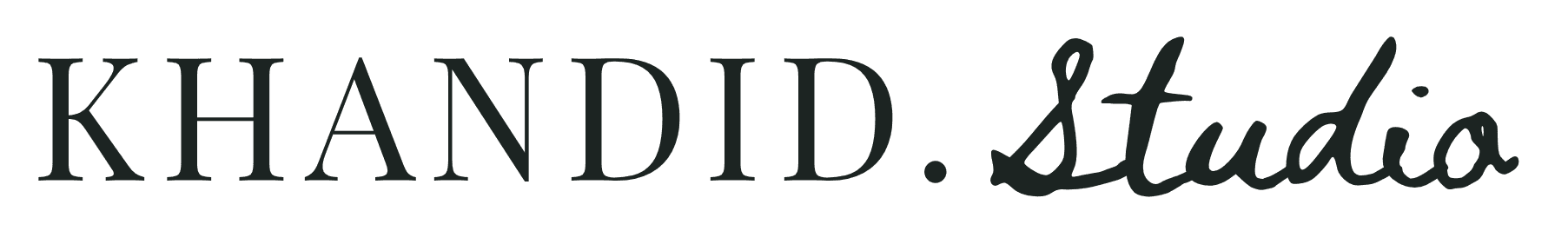 About KHANDID.STUDIO simple logo